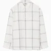 CAMISA OVERSIZE A CUADROS DE MEDIA TAPETA*COS Hot