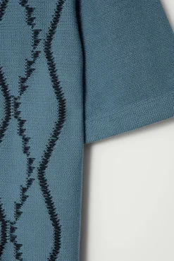 CAMISA PUNTO ROMBOS ABSTRACTOS ARGYLE RELAXED FIT*COS Best
