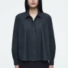 CAMISA VAQUERA ACAMPANADA REGULAR FIT*COS Hot