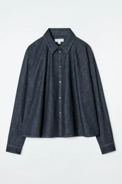 CAMISA VAQUERA ACAMPANADA REGULAR FIT*COS Hot