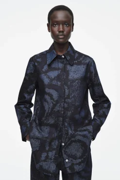 CAMISA VAQUERA JACQUARD REGULAR FIT*COS Outlet