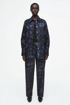 CAMISA VAQUERA JACQUARD REGULAR FIT*COS Outlet