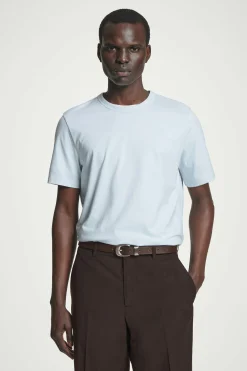 CAMISETA DE ALGODÓN CEPILLADO REGULAR FIT*COS Discount