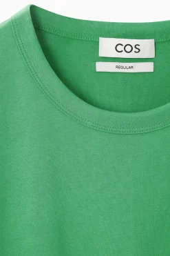 CAMISETA DE ALGODÓN CEPILLADO REGULAR FIT*COS Fashion
