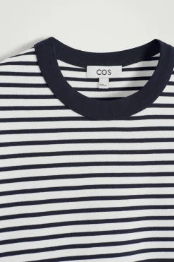 CAMISETA DE ALGODÓN CON CUELLO REDONDO*COS Hot