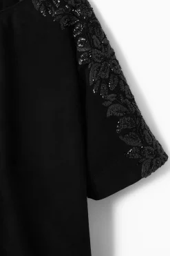 CAMISETA DE ANTE CON LENTEJUELAS*COS Hot