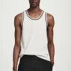 CAMISETA DE CANALÉ CON RIBETE EN CONTRASTE*COS Discount