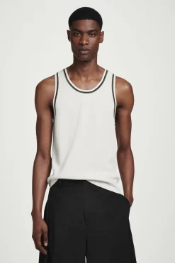 CAMISETA DE CANALÉ CON RIBETE EN CONTRASTE*COS Discount