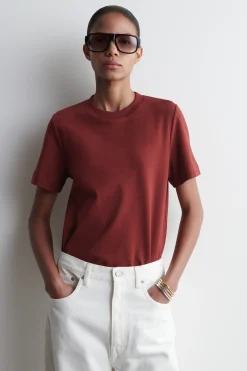 CAMISETA DE CORTE LIMPIO REGULAR FIT*COS Clearance