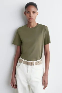CAMISETA DE CORTE LIMPIO REGULAR FIT*COS New