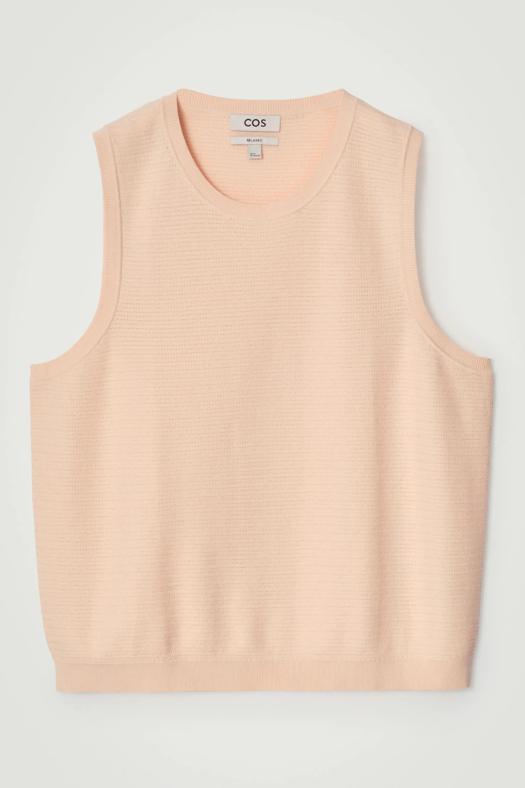 CAMISETA DE TIRANTES DE PUNTO CON TEXTURA*COS Hot