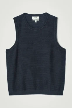 CAMISETA DE TIRANTES DE PUNTO CON TEXTURA*COS Hot