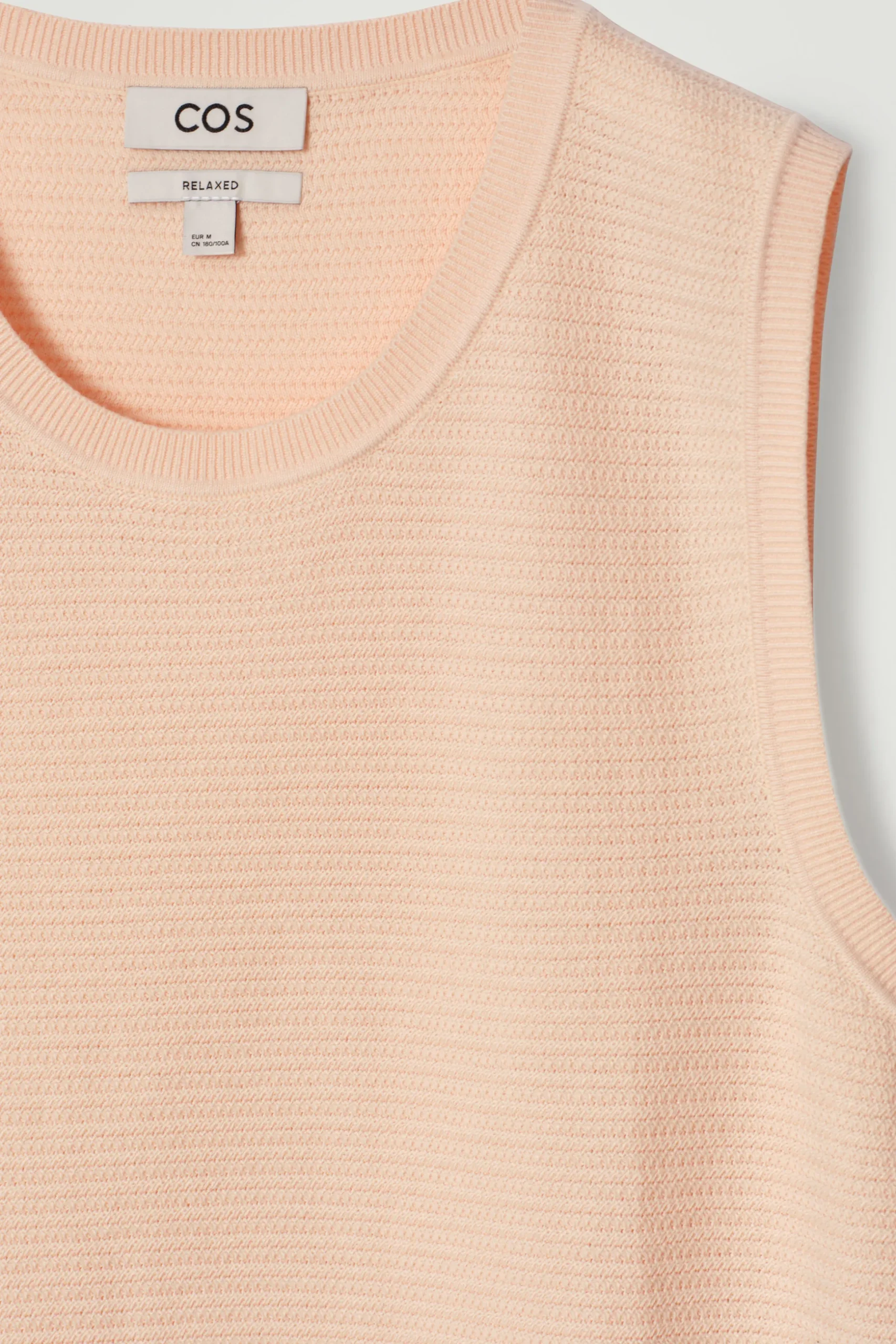 CAMISETA DE TIRANTES DE PUNTO CON TEXTURA*COS Hot