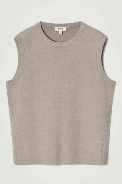 CAMISETA DE TIRANTES EN PUNTO DE LINO*COS Outlet
