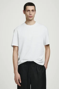 CAMISETA EN MEZCLA DE ALGODÓN Y LINO RELAXED-FIT*COS Fashion