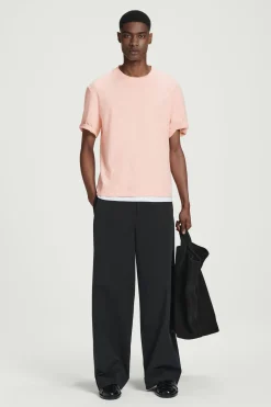 CAMISETA EN MEZCLA DE ALGODÓN Y LINO RELAXED-FIT*COS Clearance