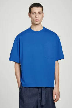 CAMISETA OVERSIZE DE ALGODÓN GRUESO*COS Clearance