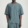 CAMISETA OVERSIZE DE TEXTURA ARRUGADA*COS Clearance