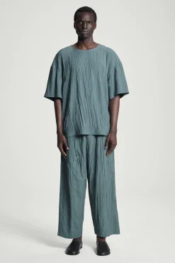 CAMISETA OVERSIZE DE TEXTURA ARRUGADA*COS Clearance