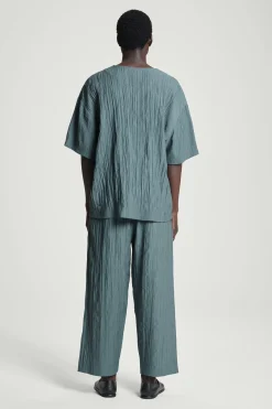 CAMISETA OVERSIZE DE TEXTURA ARRUGADA*COS Clearance
