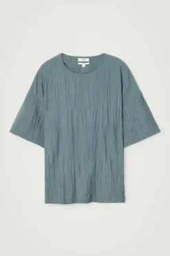 CAMISETA OVERSIZE DE TEXTURA ARRUGADA*COS Clearance