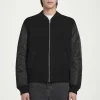 CAZADORA BOMBER DE LANA MERINO Y NAILON*COS Outlet