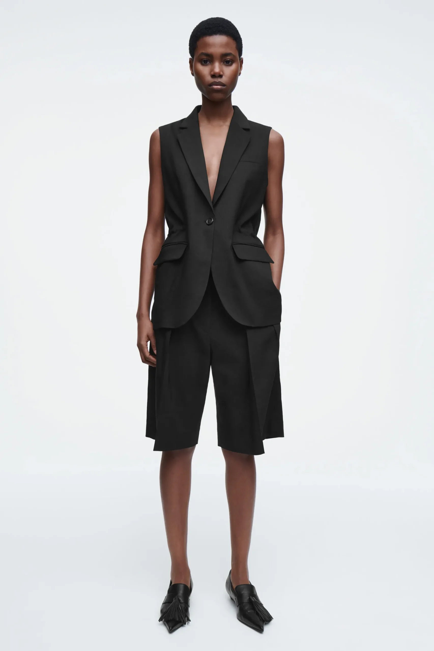 CHALECO DE LINO SLIM FIT*COS Outlet
