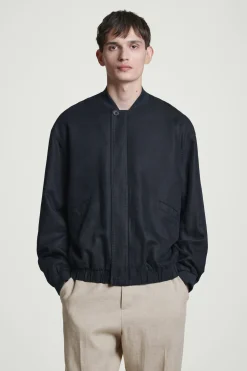 CHAQUETA BOMBER DE LINO*COS Sale