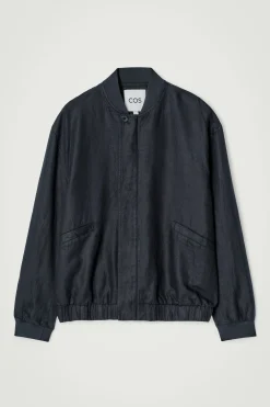 CHAQUETA BOMBER DE LINO*COS Sale