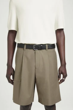 CHINOS CORTOS DE SARGA DE ALGODÓN*COS New