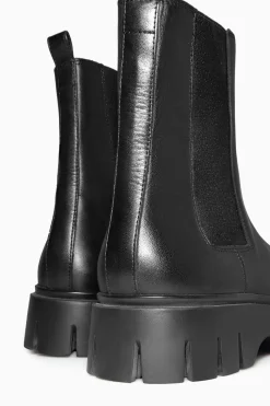 CHUNKY LEATHER CHELSEA BOOTS*COS Discount