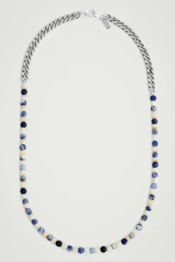 COLLAR DE CADENA Y PIEDRAS SEMIPRECIOSAS*COS Outlet