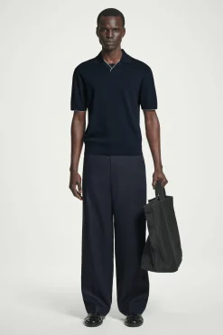 CONTRASTTIPPED KNITTED POLO SHIRT*COS Clearance