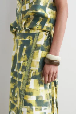 FALDA CRUZADA MIDI ESTAMPADA*COS Best