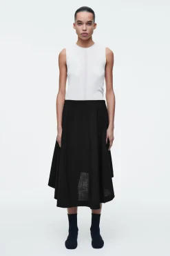 FALDA DE LANA TRANSPARENTE DECONSTRUIDA*COS Discount