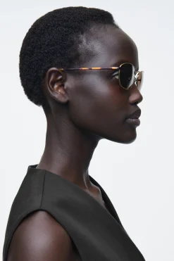 GAFAS DE SOL CAT-EYE CON MONTURA METÁLICA*COS Outlet