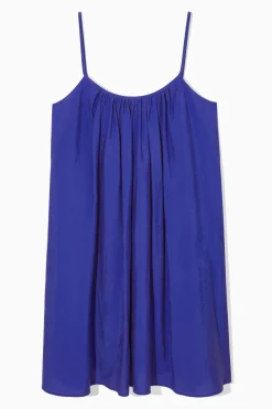GATHERED STRAPPY MINI DRESS*COS Fashion