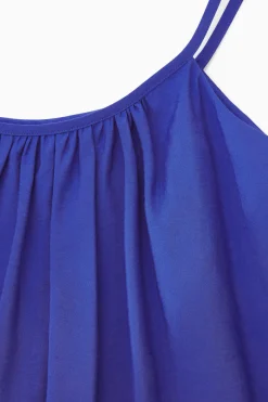 GATHERED STRAPPY MINI DRESS*COS Fashion