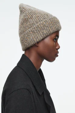 GORRO BEANIE DE MEZCLA DE LANA JASPEADA*COS Hot