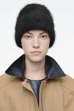 GORRO BEANIE EN CANALÉ DE MOHAIR*COS Discount