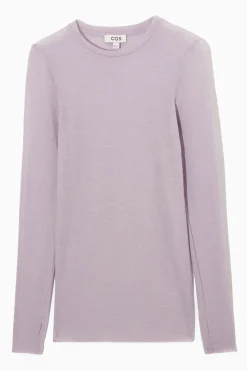 JERSEY FINO DE LANA MERINO CON CUELLO REDONDO*COS New