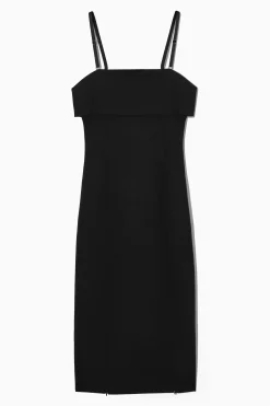 LAYERED BANDEAU MIDI DRESS*COS Clearance