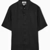 LINEN SHORTSLEEVED SHIRT*COS Discount