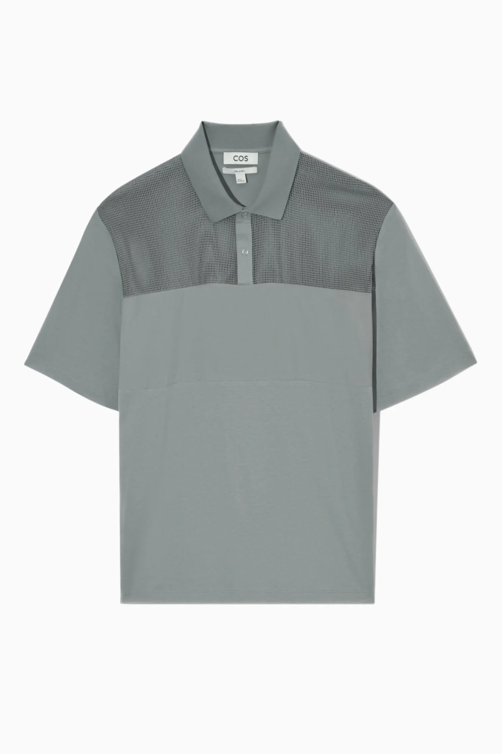 MESHPANEL POLO SHIRT*COS New