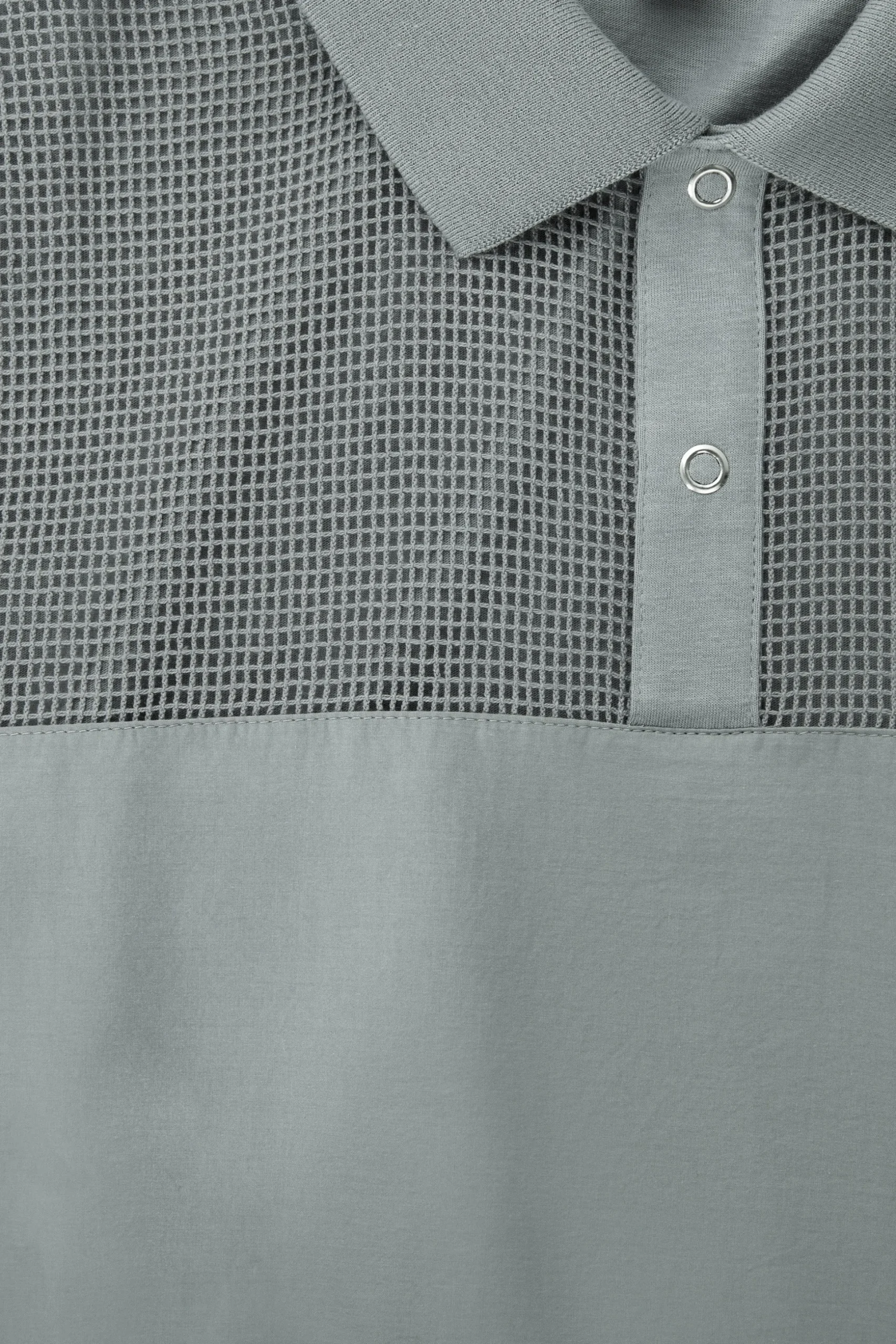 MESHPANEL POLO SHIRT*COS New