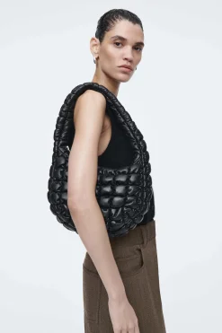 MINIBOLSO ACOLCHADO DE PIEL*COS Sale