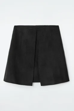 MINIFALDA LANA DOBLE FAZ CON DETALLE DE PLIEGUE*COS Fashion
