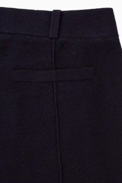 PANTALÓN ACAMPANADO DE LANA DE PUNTO*COS Discount