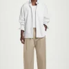 PANTALÓN ANCHO CROP CON CINTURA ELÁSTICA*COS Hot