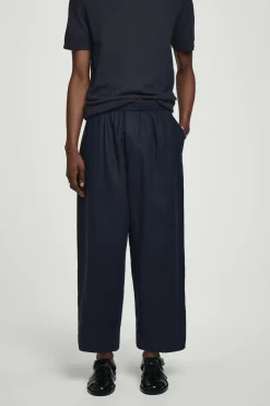 PANTALÓN ANCHO DE LINO CON CINTURA ELÁSTICA*COS Discount